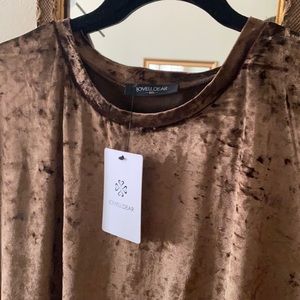 Cute velvet Blouse size 1XL